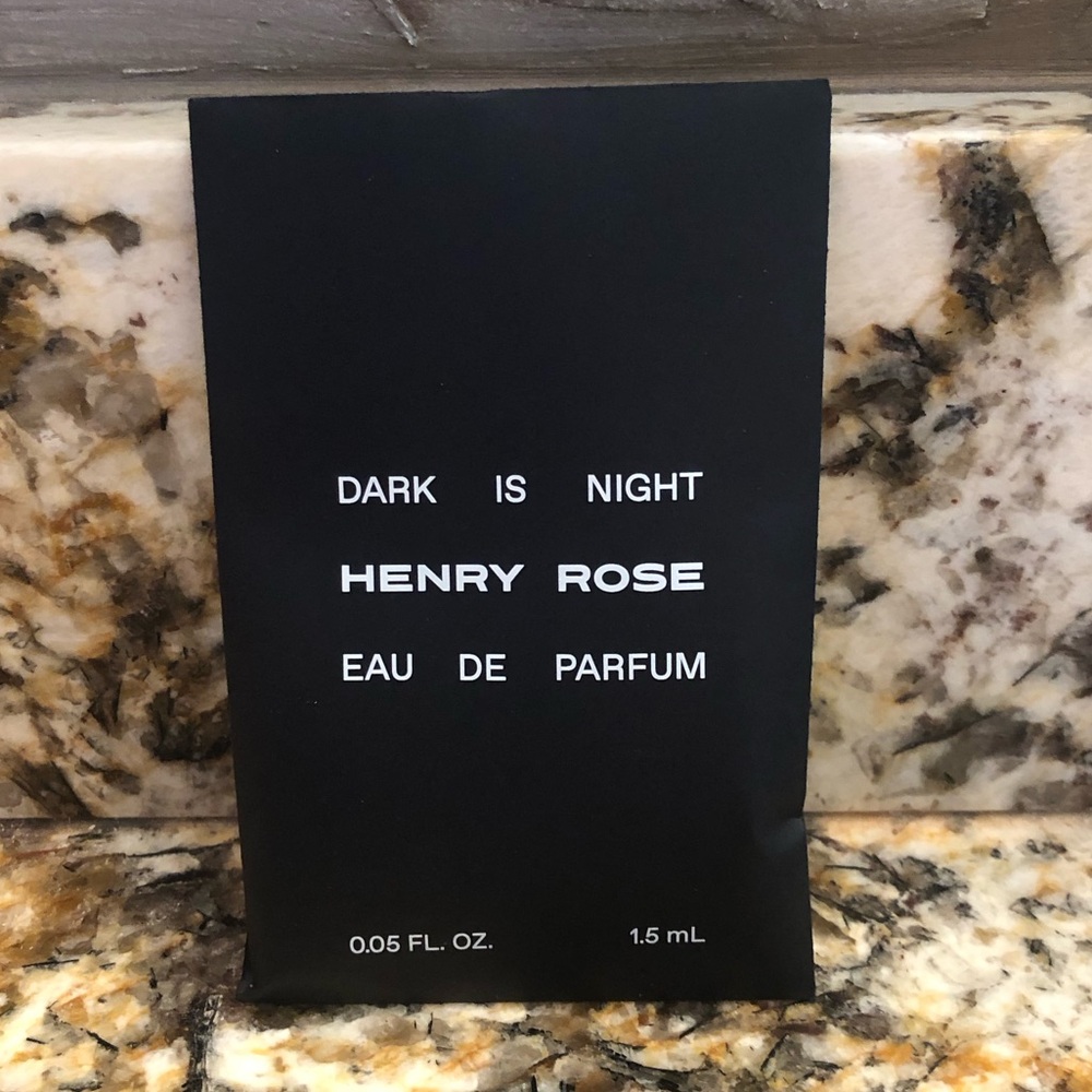 Dark is Night Henry Rose 1.5ml Sample Vial Spray